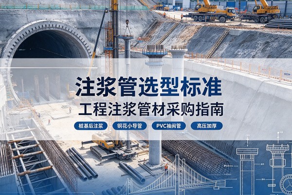 建德注浆管选型标准