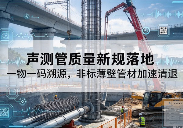 建德声测管质量新规落地，一物一码溯源，非标薄壁管材加速清退