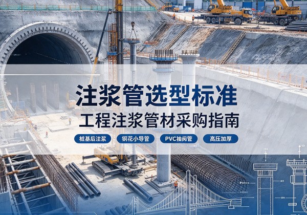建德注浆管选型标准